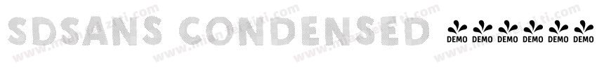 SDSans Condensed 字体字体转换